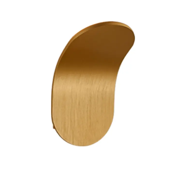 Horquilla de Pared Minimalista Moderna Phube Lámpara de Pared Dorada para Dormitorio, Pasillo, Corredor Iluminación y Decoración - 1