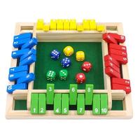 Juego de cartas Montessori de cuatro caras para niños, caja de tablero educativo intelectual, juguetes de dados, rompecabezas - details 4