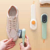 Cepillo de limpieza multifunción, herramienta de limpieza del hogar, cepillo de zapatos líquido con cerdas suaves, mango largo, ropa interior - details 2