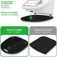 Gliding Board for Thermomix TM6 TM5 Gliders Effortless Moving Acrylic Rolling Board Black - details 4