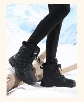 Botas de Nieve para Mujer Impermeables, Antideslizantes, Zapatos de Cordón Gruesos Talla Grande - details 14