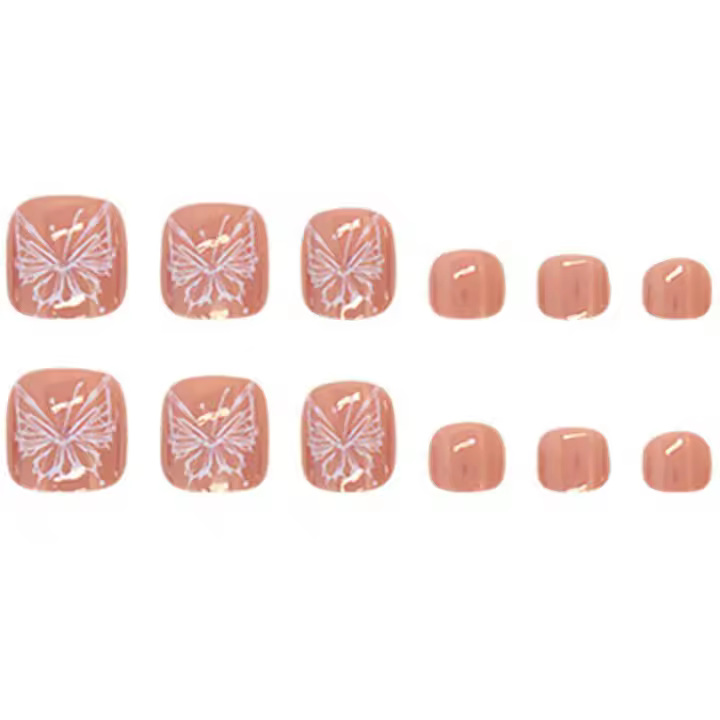 Aurora Shiny Nails, uñas postizas ultra flexibles y duraderas para uñas, decoración DIY - 1