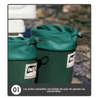 Botas de Lluvia de Moda para Adultos Impermeables de Goma para Trabajo al Aire Libre y Pesca - details 6