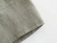 TRAFZA-conjunto informal de 2 piezas para mujer, abrigos ajustados con cinturón Vintage, pantalones de pierna ancha drapeados con cordones de Color sólido - details 12