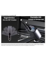 Cargador de Coche Retráctil Ultra Rápido 120W Turbo Charging Alumar, 4 Puertos de Carga Rápida con Cables Retráctiles de 80CM, Compatible con iPhone, Xiaomi, Samsung, Google, Huawei y Tablet. - details 3