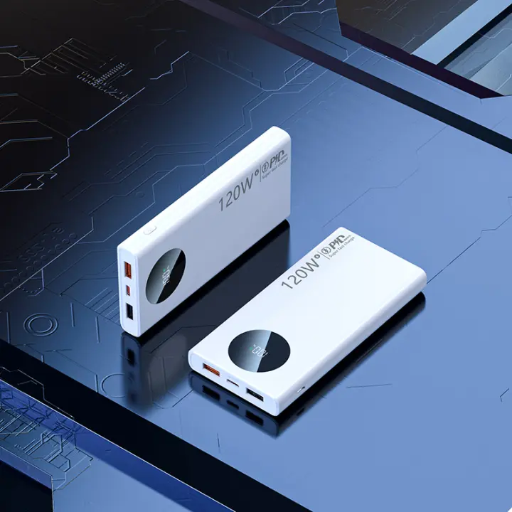 Powerbank de Carga Rápida 10000/20000 mAh, 120W, Indicador de Nivel de Batería LED, Soporte para Carga Simultánea Micro USB De China - 1