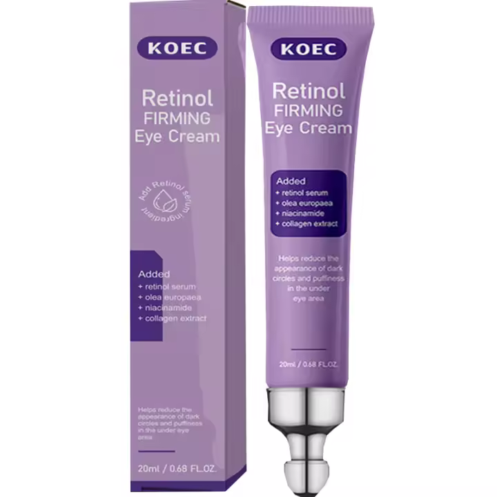 Crema de Ojos de Retinol Colágeno Anti-envejecimiento Firmadora para Ojeras y Bolsas - 1