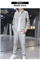 Conjunto deportivo de dos piezas para hombre, chándal de talla grande, primavera y otoño, novedad - details 11