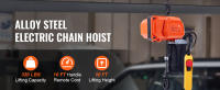Polipasto eléctrico de cadena SucceBuy, ideal para garajes, tiendas, hoteles y hogares. - details 0