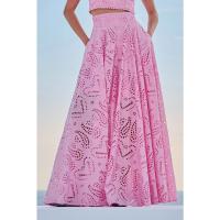 Nuevo traje de mujer, top sin mangas + falda larga conjunto, vacaciones casuales sueltas de dos piezas femenina - details 10