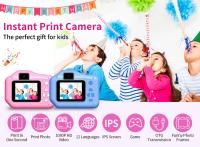 Cámara de impresión instantánea para niños, cámara de fotos Digital, juguete para niñas, cámara de Video para niños, regalo de cumpleaños para niños - details 1