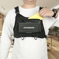 Bolsa deportiva Fanny Pack Bolsa táctica grande para el pecho Correa ajustable Transpirable para entrenamientos Ejercicio - details 11