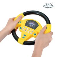 360 °   Volante de simulación de rotación, juguetes Montessori para educación temprana, copiloto, simulación de volante musical - details 7