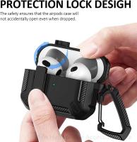 Funda de fibra de carbono para Airpods Pro 2, carcasa a prueba de golpes con interruptor para auriculares, 2023, 2022 - details 2