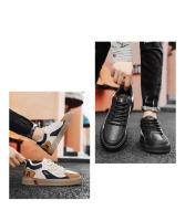 Men Shoes Sneakers Male Tenis Luxury Shoes Mens Casual Shoes Men's Shoes Fashion Leather Four Seasons Kateboarding Shoes For Men - details 1