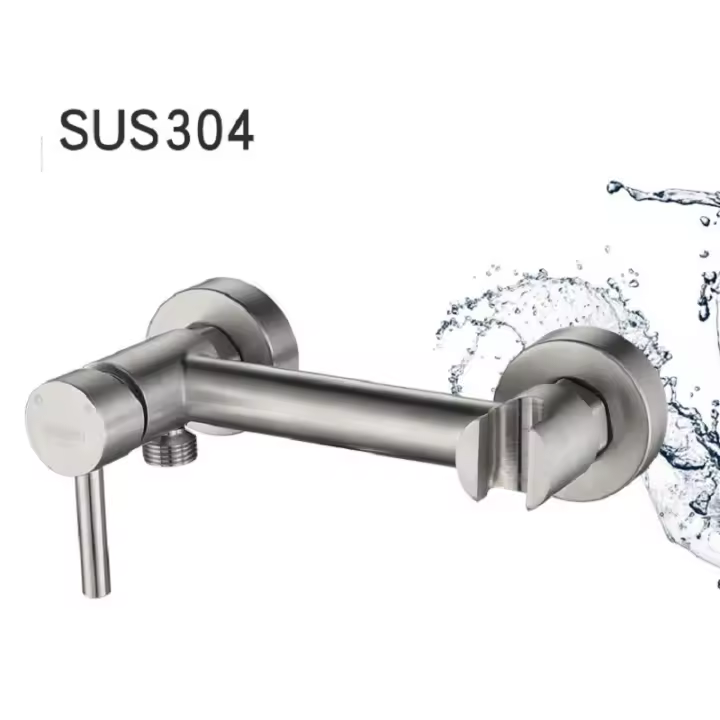 Rociador de Bidet y Ducha KKTNSG de Acero Inoxidable 304 Mezclador de Agua Caliente y Fría Montaje en Pared Horizontal Tipo de Spray - 1