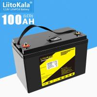 LiitoKala 12V 100Ah Lifepo4 Paquete de Celdas LCD Litio Hierro Fosfato Batería para Barco Motor Eléctrico Inversor - details 1