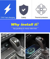 Cargador Inalámbrico de Coche, Cargador Rápido Qi, Panel de Carga Inalámbrica Para Hyundai Creta ix25, Accesorios - details 2
