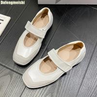 Zapatos de Ballet Informales a la Moda de Piel de Vaca Zapatos Planos de 3Cm/6Cm que Mejoran la Altura para Mujer Novedad de Verano 2025 Zapatos Mary Jane Blancos/Plateados - details 16