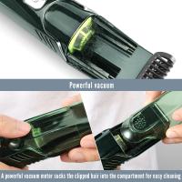Recortadora de barba para hombres, afeitadora de aseo corporal profesional, cortadora de pelo inalámbrica con aspiradora, regalo de vacaciones - details 10