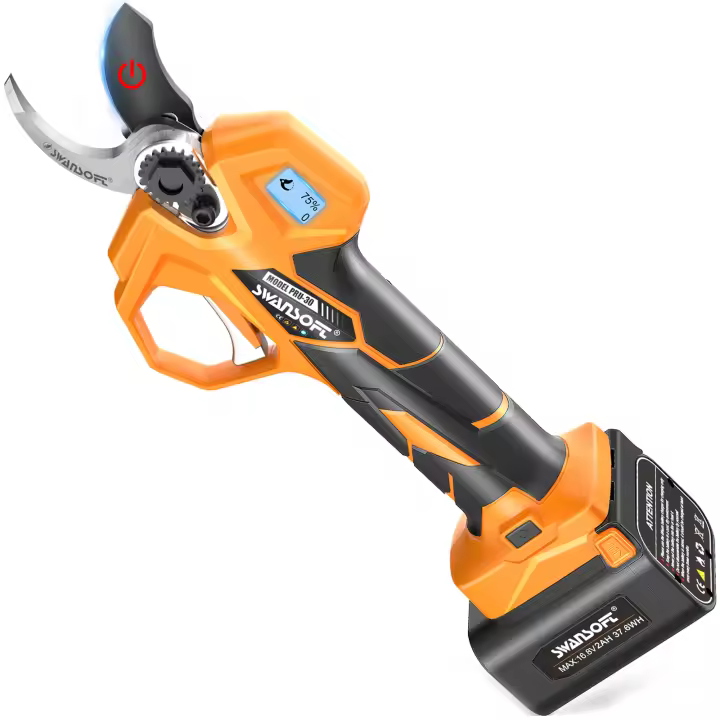 SWANSOFT podadora inalámbrica Pru-30 de 30MM, tijeras de podar de iones de litio, ramas de árboles eléctricas, herramientas de jardín, tijeras eficientes para bonsái - 1