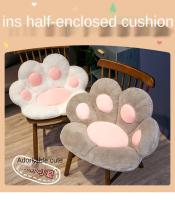 Cojín de felpa con forma de pata de gato para silla, alfombrilla para sofá, oficina, Hotel, Café - details 0