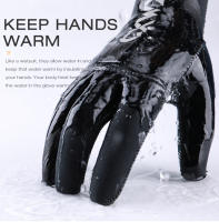 CXWXC-guantes de neopreno de invierno para ciclismo, traje de neopreno, guantes de dedo completo, Guantes Térmicos flexibles de 3mm, guantes largos para buceo - details 5