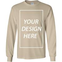 Camiseta de manga larga para adulto Añade tu propio diseño de texto Personalizado - details 2