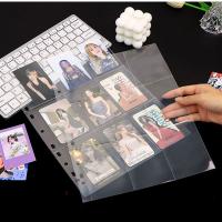 Funda para tarjetas con múltiples bolsillos A4, carpeta para sesión fotográfica Kpop, PP, álbum de fotos transparente, páginas de repuesto, fundas para álbum de fotos DIY - details 13