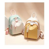 Bolso Mochila De Tela Oxford 2025 Nueva Mochila Escolar De Color De Contraste De Gran Capacidad A La Moda Para Mujer - details 9