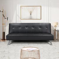 Sofá Cama Plegable de 3 Plazas Tapizado de Piel Sintética Tamaño 166.5 X94 cm Capacidad 350 KG - details 6