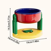 Cuenco de alimentación para gatos tipo ventosa, 3 velocidades, altura ajustable, protege la columna Cervical, cuenco para gatos con soporte desmontable - details 0