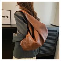Bolsos de hombro grandes negros para mujer, bolso de compras grande, bolso cruzado de cuero suave de calidad de Color sólido, bolso de mano de viaje para mujer - details 13