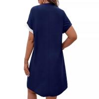 Vestido de verano de manga corta para mujer, vestidos estampados informales - details 2