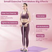 Bandas de resistencia, extractor de Pedal de Yoga de 4 tubos, banda de resistencia, cuerda elástica para tirar, equipo de Fitness para entrenamiento de brazos, cintura y Abdomen - details 4