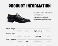 Monjes Oxford de negocios de cuero de lujo con zapatos de vestir formales hechos a mano para hombres Goodyear Italia - details 13