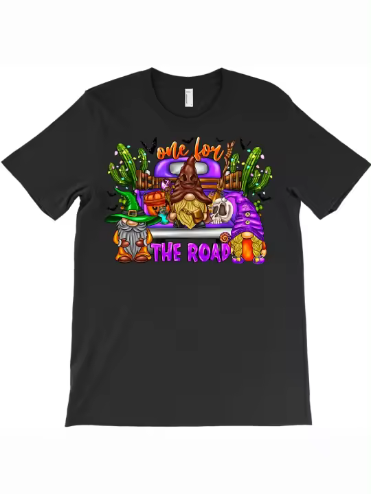 Camiseta One For The Road, regalo para papá, manga corta con cuello redondo suave y cómoda - 1