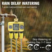 Temporizadores de agua automáticos Insoma-3 para salidas, sistema de riego de jardines y herramienta de programación de pulverización con control independiente - details 4