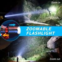 Linterna LED de alta potencia Xiaomi, linterna recargable con luz lateral, tiro largo superbrillante para acampar y hacer senderismo al aire libre - details 3
