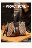 Bolsos de cuero para mujeres 2024 moda 100 bolsos de hombro único bolsos estampados para mujeres - details 0