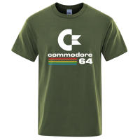 Camiseta con Estampado Commodore para Hombre, Camisa de Algodón, Manga Corta, Diseño Retro de SID Amiga, Ropa de Calle, Commodore 64, C64, Verano 2022 - details 8