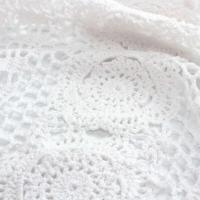 Camino inspirado en crochet vintage, manteles decorativos de algodón, mantas de mesa de comedor, decoración del hogar para hoteles y bodas - details 3