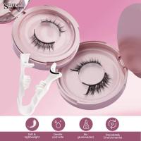 Pestañas Falsoes 3D Magnéticas Suaves Naturales Herramienta de Maquillaje de Ojos sin Pega, Fácil de Usar con Espejo y Aplicador - details 5