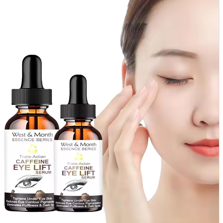 CAFFEINE EYE SERUM Reafirma la piel debajo de los ojos Reduce la pigmentación del contorno de los ojos hidratante y elimina las arrugas - 1
