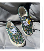 Zapatos florales verdes de calle principal para hombre, zapatos de lona para hombre, parte superior baja, pareja casual, zapatos de junta de verano, zapatos de monopatín de gran tamaño, zapatos de mujer - details 9