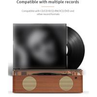 Reproductor de CD portátil retro - Altavoz doble Bluetooth/USB - Con toma de auriculares - Funda guardapolvo - Mando a distancia Mando a distancia - details 1