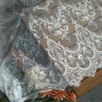 Tela de encaje para pestañas de 3m de largo y 1.5m de ancho tela para vestido de mesa cortina y veil fabricado en poliéster - details 7