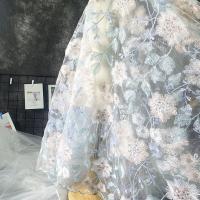 Tela de malla bordada de Color encriptado, tela de encaje, vestido de niños, tela de falda de hilo suave, precio de 1 yarda - details 3
