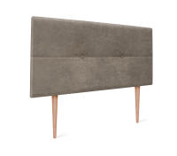 DHOME Cabecero de Polipiel o Tela AQUALINE Pro cabeceros Cabezal tapizado Cama Lujo (Tierra Tela) - details 6