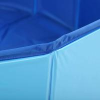 UNUSUAL- Piscina Plegable para Perros Piscina Azul 80x20 cm /120x30 cm Baño para Mascota Bañera para Perros Gatos, Verter Agua Fácilmente Perro Baño Piscina permite que Las Mascotas se Diviertan durante la Ducha Verano SOY-4009 - details 3